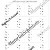Arbeitsheft: Silben verbinden - 2. & 3. Klasse (13 Seiten) - Arbeitsblatt 08