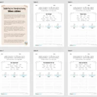 Arbeitsheft: Silben zählen lernen für die 2. & 3. Klasse (8 Seiten) - Überblick