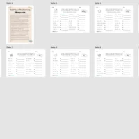 Silbenpuzzles für die 3. & 4. Klasse (8 Seiten) - Überblick