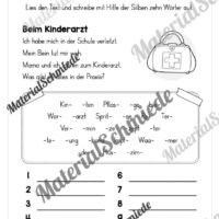 8 Silbenrätsel für die 3. & 4. Klasse - Arbeitsblatt 03