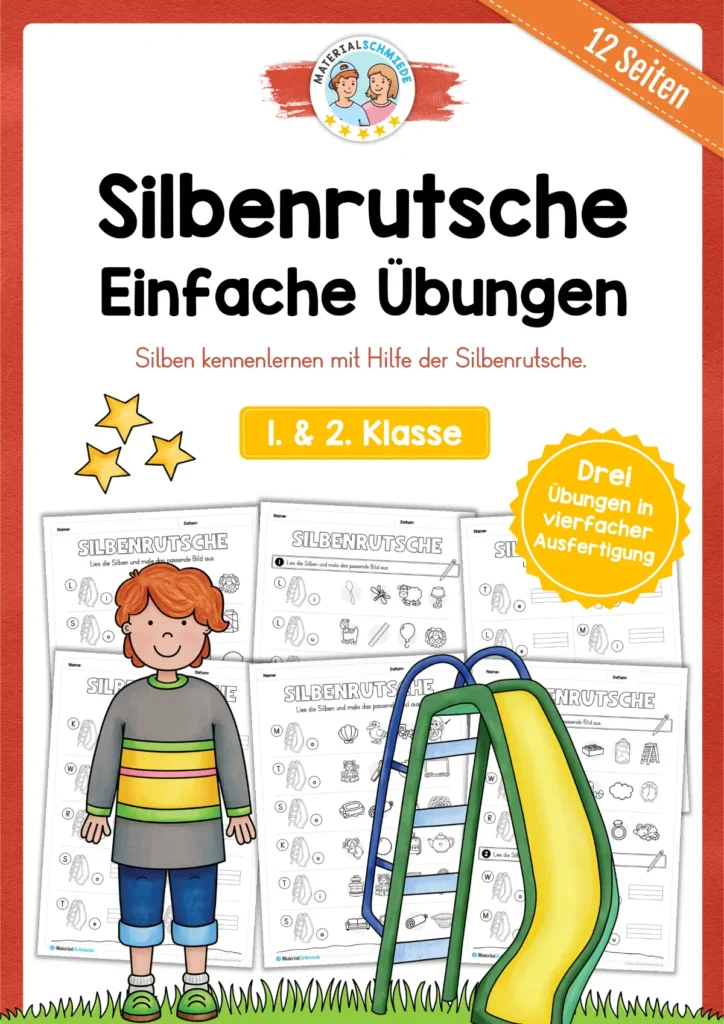 Silbenrutsche - Einfache Übungen (1. & 2. Klasse)