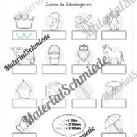 Fit in Deutsch: Wiederholungsaufgaben für die 1. Klasse (30 Arbeitsblätter) - Vorschau 02