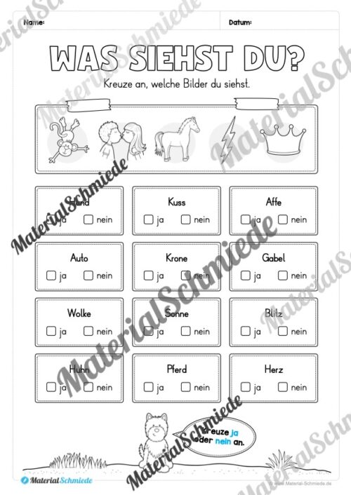 Fit in Deutsch: Wiederholungsaufgaben für die 1. Klasse (30 Arbeitsblätter) - Vorschau 04