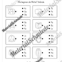 Fit in Deutsch: Wiederholungsaufgaben für die 1. Klasse (30 Arbeitsblätter) - Vorschau 05