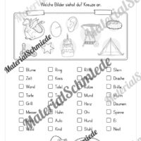 Fit in Deutsch: Wiederholungsaufgaben für die 1. Klasse (30 Arbeitsblätter) - Vorschau 07