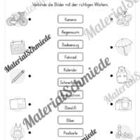 Fit in Deutsch: Wiederholungsaufgaben für die 1. Klasse (30 Arbeitsblätter) - Vorschau 08