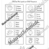 Fit in Deutsch: Wiederholungsaufgaben für die 1. Klasse (30 Arbeitsblätter) - Vorschau 09