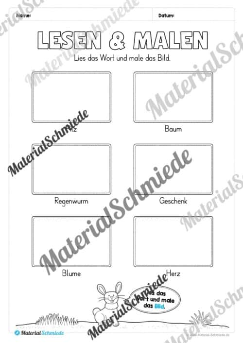 Fit in Deutsch: Wiederholungsaufgaben für die 1. Klasse (30 Arbeitsblätter) - Vorschau 10