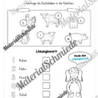 Fit in Deutsch: Wiederholungsaufgaben für die 1. Klasse (30 Arbeitsblätter) - Vorschau 12