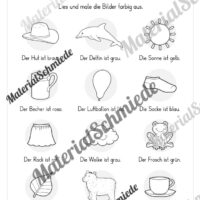 Fit in Deutsch: Wiederholungsaufgaben für die 1. Klasse (30 Arbeitsblätter) - Vorschau 13