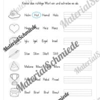 Fit in Deutsch: Wiederholungsaufgaben für die 1. Klasse (30 Arbeitsblätter) - Vorschau 14