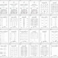 Fit in Deutsch: Wiederholungsaufgaben für die 1. Klasse (30 Arbeitsblätter) - Überblick