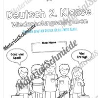 Fit in Deutsch: Wiederholungsaufgaben für die 2. Klasse (30 Arbeitsblätter) - Vorschau 01