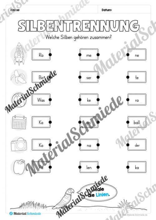 Fit in Deutsch: Wiederholungsaufgaben für die 2. Klasse (30 Arbeitsblätter) - Vorschau 08
