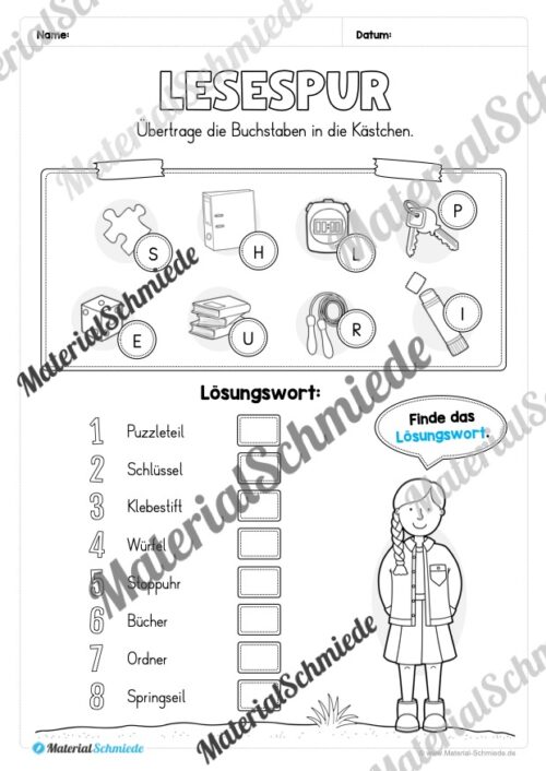 Fit in Deutsch: Wiederholungsaufgaben für die 2. Klasse (30 Arbeitsblätter) - Vorschau 11