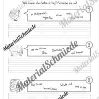 Fit in Deutsch: Wiederholungsaufgaben für die 2. Klasse (30 Arbeitsblätter) - Vorschau 18