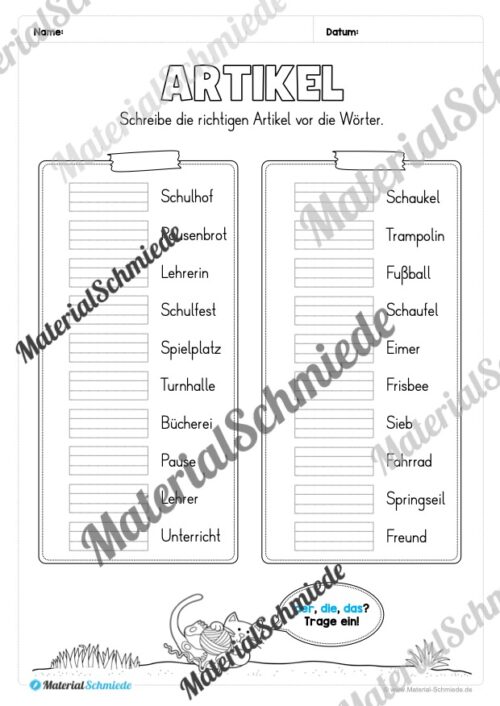 Fit in Deutsch: Wiederholungsaufgaben für die 2. Klasse (30 Arbeitsblätter) - Vorschau 19