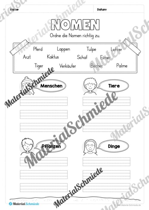 Fit in Deutsch: Wiederholungsaufgaben für die 2. Klasse (30 Arbeitsblätter) - Vorschau 20