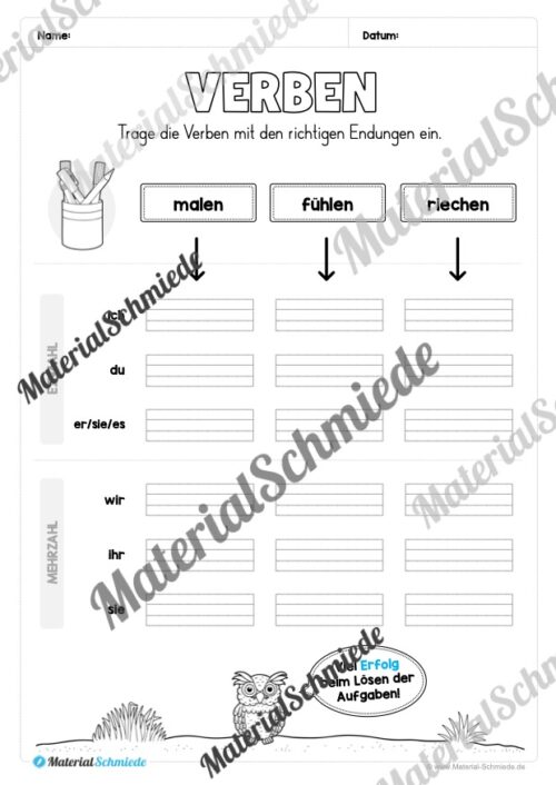 Fit in Deutsch: Wiederholungsaufgaben für die 2. Klasse (30 Arbeitsblätter) - Vorschau 23