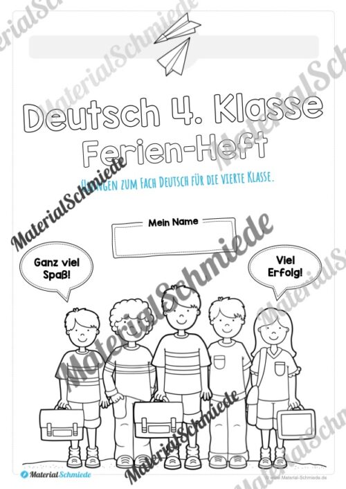 Fit in Deutsch: Wiederholungsaufgaben für die 4. Klasse (Vorschau 02)