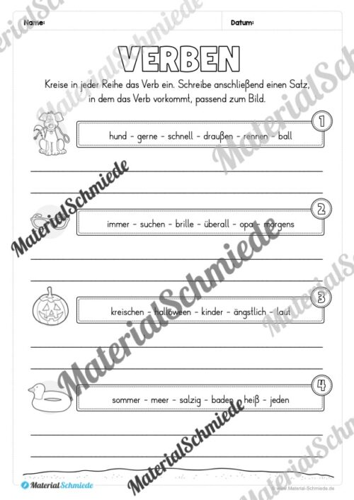 Fit in Deutsch: Wiederholungsaufgaben für die 4. Klasse (Vorschau 12)