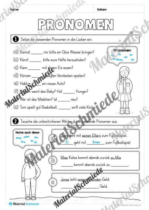 Fit in Deutsch: Wiederholungsaufgaben für die 4. Klasse (Vorschau 23)