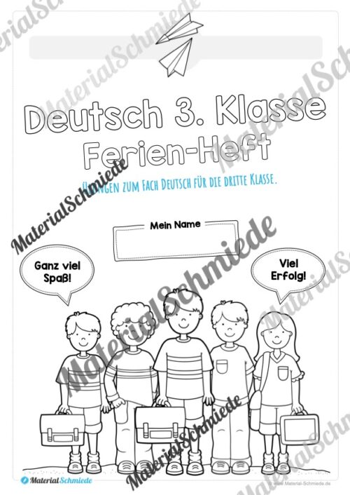Fit in Deutsch: Wiederholungsaufgaben für die 3. Klasse (Vorschau 02)