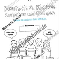 Fit in Deutsch: Wiederholungsaufgaben für die 3. Klasse (Vorschau 03)