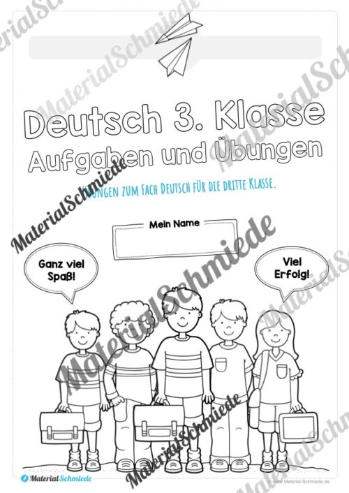 Fit in Deutsch: Wiederholungsaufgaben für die 3. Klasse (Vorschau 03)