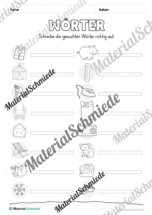 Fit in Deutsch: Wiederholungsaufgaben für die 3. Klasse (Vorschau 05)