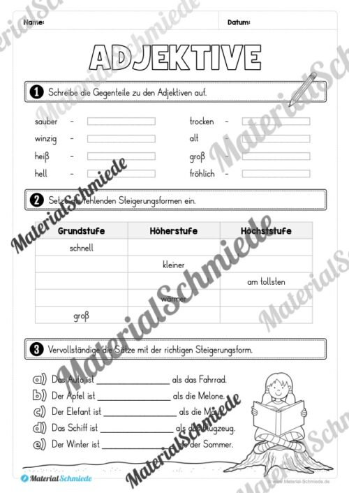 Fit in Deutsch: Wiederholungsaufgaben für die 3. Klasse (Vorschau 12)
