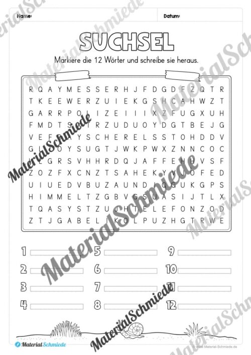 Fit in Deutsch: Wiederholungsaufgaben für die 3. Klasse (Vorschau 15)