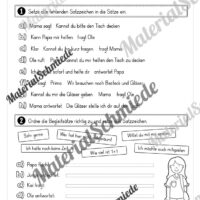 Fit in Deutsch: Wiederholungsaufgaben für die 3. Klasse (Vorschau 22)