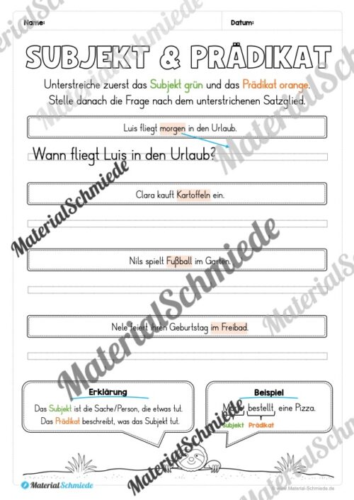 Fit in Deutsch: Wiederholungsaufgaben für die 3. Klasse (Vorschau 28)