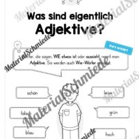 Materialpaket Adjektive (Vorschau 02)