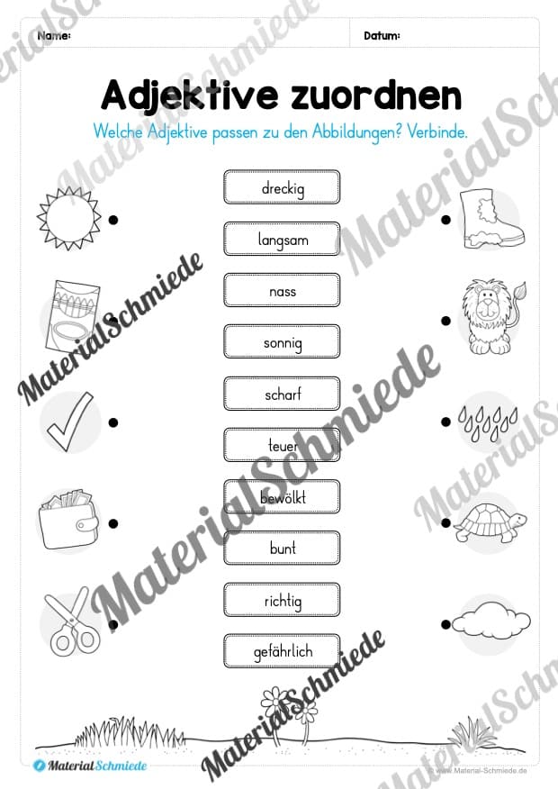Materialpaket Adjektive (Vorschau 05)