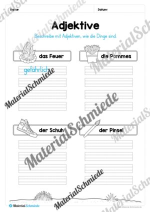 Materialpaket Adjektive (Vorschau 12)