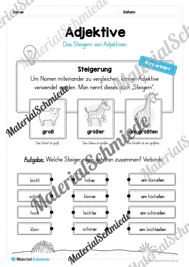 Materialpaket Adjektive (Vorschau 17)