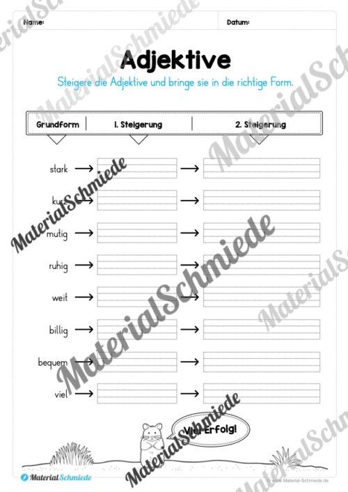 Materialpaket Adjektive (Vorschau 21)
