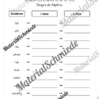 Adjektive steigern (Arbeitsblatt 01)