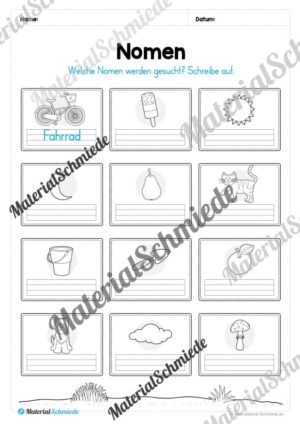 Materialpaket Wortarten (Vorschau 03)