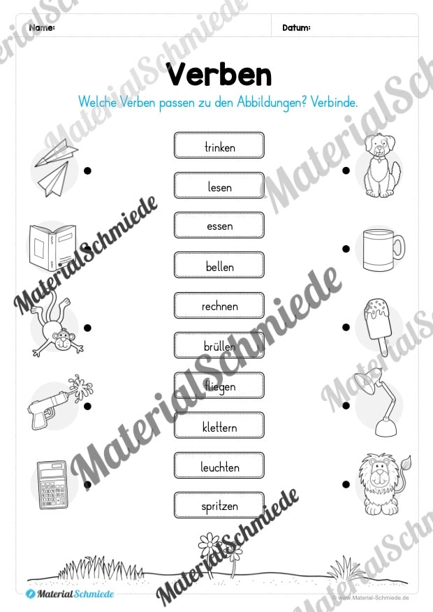 Materialpaket Wortarten (Vorschau 08)
