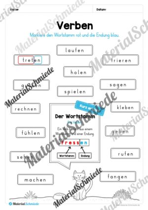 Materialpaket Wortarten (Vorschau 11)