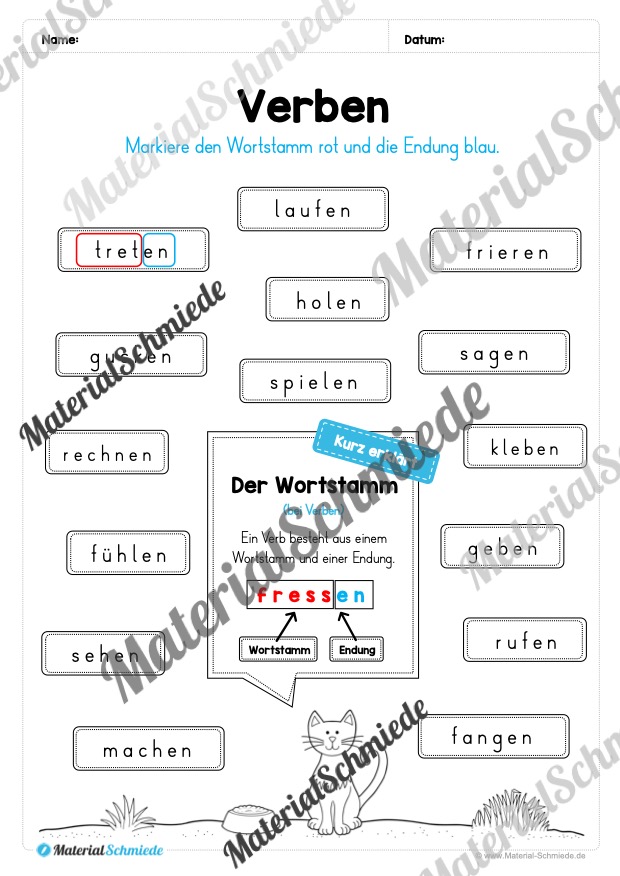 Materialpaket Wortarten (Vorschau 11)