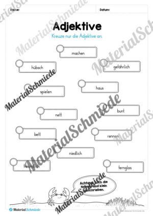 Materialpaket Wortarten (Vorschau 13)