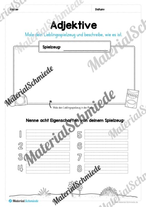 Materialpaket Wortarten (Vorschau 14)