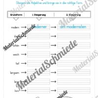 Materialpaket Wortarten (Vorschau 17)