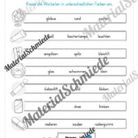 Materialpaket Wortarten (Vorschau 22)