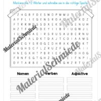 Materialpaket Wortarten (Vorschau 23)