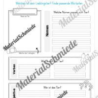 Materialpaket Wortarten (Vorschau 24)